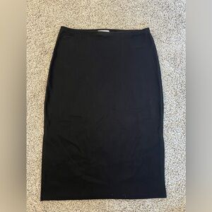 VOL 1 Black Womens Pencil Skirt Size Large